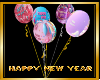 New Year balloons kids