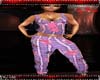 !W Pink Elephant Pjs top
