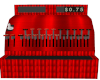 red retro cash register