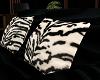 black white tiger couch
