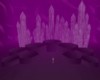 Purple crystals room
