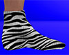 White Tiger Stripe Socks (M)