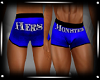 Blue Her Monster Boxers