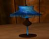 {B}Blue  Floor lamp