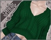 ⚓ | Crop Sweater Green