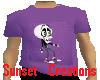 baggy-T purple SkullBoy