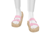 WHIRL Baby Pink Sandals