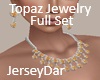 Jewelry Full Set Topaz