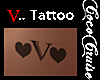 *CC* V .. Tattoo Letter