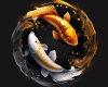 6v3| Wh & Gold Koi Fish