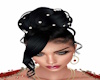 black formal updo