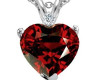 Ruby Heart Pendant