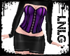 L:SS Dress-Vixen Purple