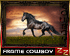 zZ Frame Cowboy Horse