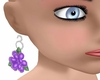 rose lavender earings