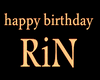 birthday RIN