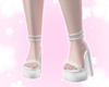 𝓜 | White Sandals