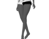 *Black/White Mini Skirt 