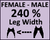 Leg Thigh Scaler 240%
