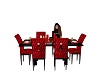 Red Dining Table