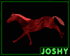 ghost horse-bareback red