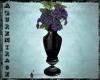 ^AZ^Vase/Purple Roses