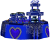 Royal Blue Wedding Cake