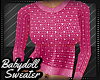 C* Babydoll Sweater~Pink