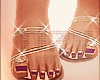 K! Purple Gold Sandal