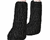 Black Fur Boots