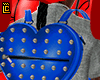 blue heart backpack
