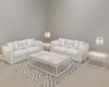 Modern White Couch Set 2