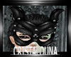 Black latex cat mask