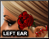 (MV) Red Left Ear Flower