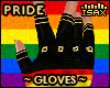 ! Pride Black Gloves