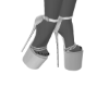 Isa Heels White