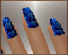 Star Blue Nails
