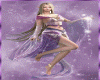 Purple glitter Woman