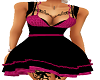 {D}Black Pink Dress