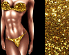 Bikini sequins gold