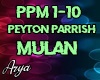 Peyton Parrish Mulan