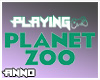 Playing Planet Zoo.
