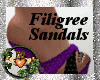 ~QI~ Filigree Sandals V5