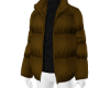 ADAM LT BRWN PUFF COAT