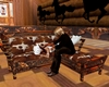 !Em Cowhide Couch