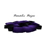 purple & black pillows