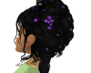 black wedding hair