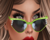 Lime Diamond Sunglasses