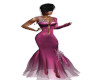 TEF FUCHSIA HOLIDAY GOWN