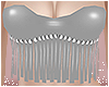 Fringed pearl pvc Silver